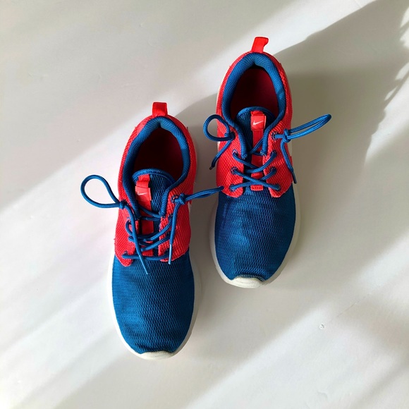 Nike Roshe One (Royal Blue/Red-orange) - Picture 4 of 4